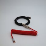 Black-Red Coiled Cable