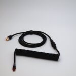 Black Coiled Cable