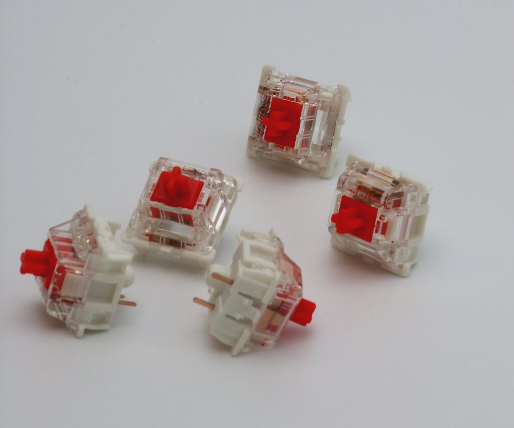 Gateron red mechanical switches cuskeys