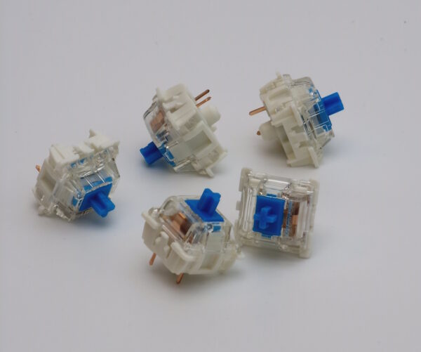 Gateron blue mechanical switches cuskeys